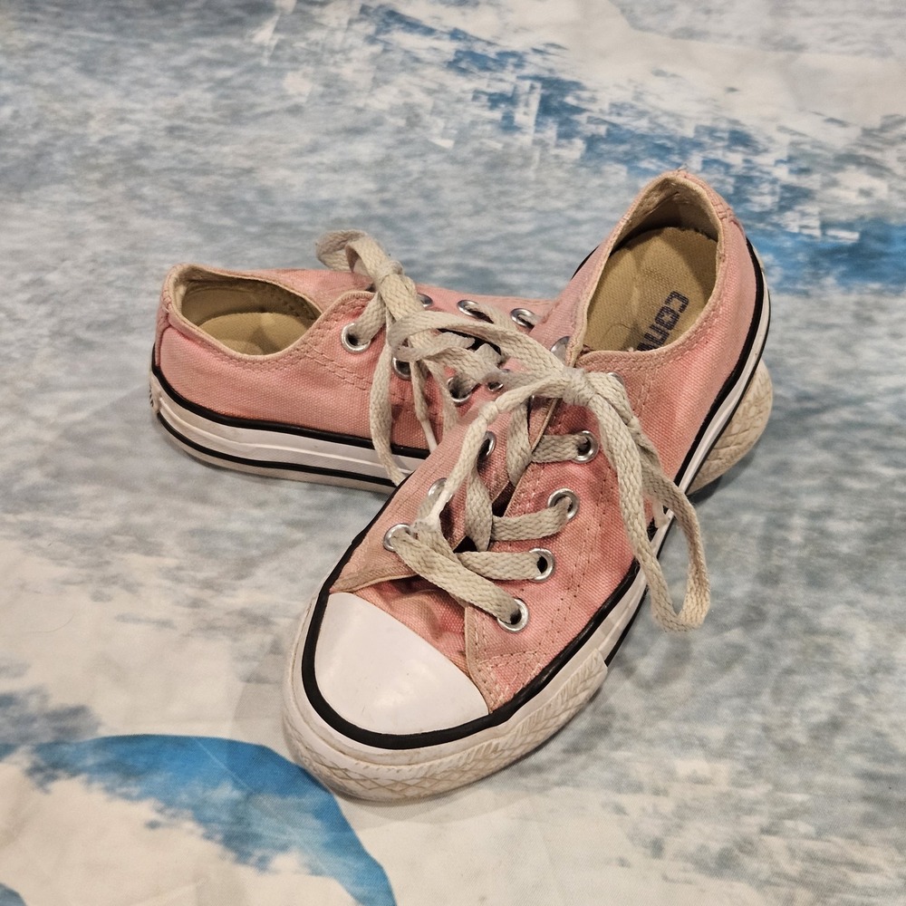 Pink Converse All Star Low Top Toddler Girls Size 11 Sneakers Shoes